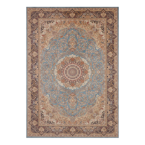 Brown Vintage Traditional Plush Area Rugs Floor Mat for Living Room Hall Office