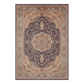 Traditional Brown Plush Vintage Area Rugs Floor Mat for Living Room Hall Office