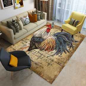 Cock Patterned Rugs for Bedroom Living room