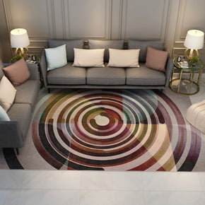 Colorful Circle Abstract Modern Carpets for the Living Room Hall