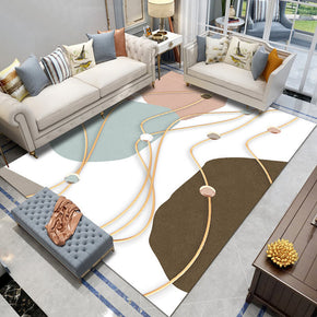 Simplicity Patterned Rug Bedroom Living Room Sofa Floor Mat
