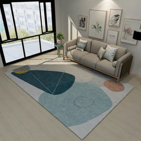 04 Multi-colours Geometric Printed Simplicity Carpet for Bedroom Living Room
