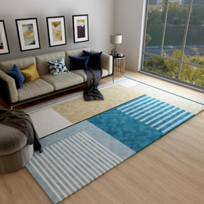 08 Multi-colours Geometric Printed Simplicity Carpet for Bedroom Living Room