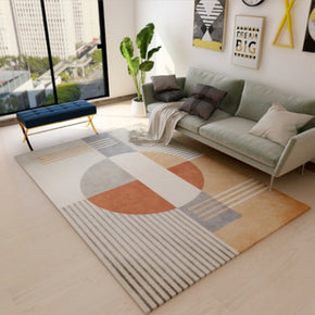 10 Multi-colours Geometric Printed Simplicity Carpet for Bedroom Living Room