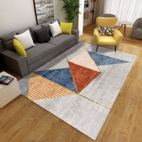 16 Multi-colours Simplicity Geometric Printed Carpet for Bedroom Living Room
