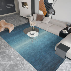 Blue Simplicity Modern Area Rugs Floormat for Living Room Bedroom Office Hall