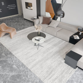 Modern Light Grey Simplicity Area Rugs Floormat for Living Room Bedroom Office Hall