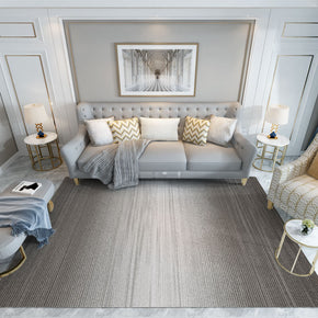 Striped Gradient Gray Carpet Floormat for Living Room Bedroom Office Hall