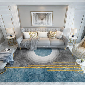 Simple Pattern Carpet Floormat for Living Room Bedroom Office Hall