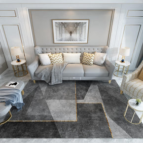 Geometric Minimalist Pattern Carpets Floormat for Living Room Bedroom Office Hall