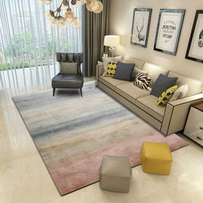 Gradient Striped Carpet Area Rugs for Living Room Bedroom Hall