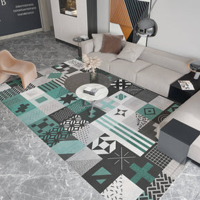 Light Luxury Multi-pattern Geometric Area Rugs Floor Mat for Living Room Bedroom Office Hall