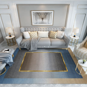 Light Luxury Simple Geometric Area Rugs Floor Mat for Living Room Bedroom Office Hall