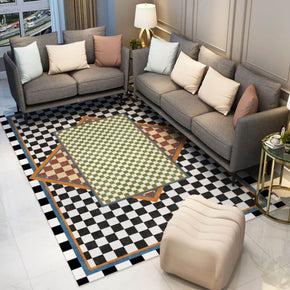 Checkerboard Modern Carpets Area Rugs for Living Room Bedroom Hall