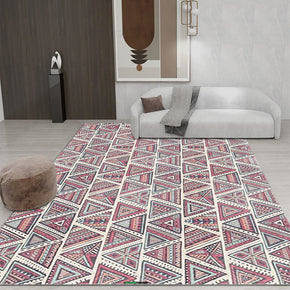Colorful Triangle Geometric Rugs for Living Room Dining Room Bedroom Hall