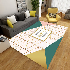 Simple Light and Luxurious Geometric Rugs for Living Room Dining Room Bedroom Hall