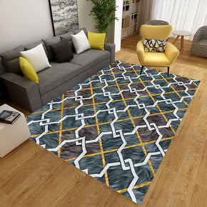 Neatly Geometric Rugs for Living Room Dining Room Bedroom Hall