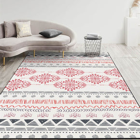 Moroccan Geometric Area Rugs Floor Mat Polyester for Bedroom Hall Office Living Room 05