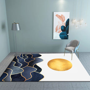 Golden Sun Floor Mat Carpet for Living Room Dining Room Bedroom Hall