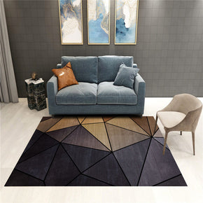 Geometric Gradient Grey Rugs for Living Room Dining Room Bedroom