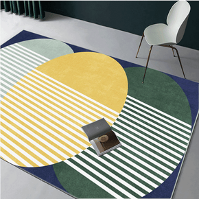 Striped Multi-colours Area Carpets for Living Room Dining Room Bedroom