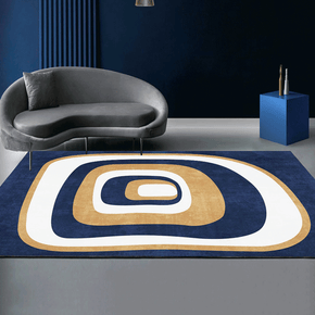 Blue Area Carpets for Living Room Dining Room Bedroom