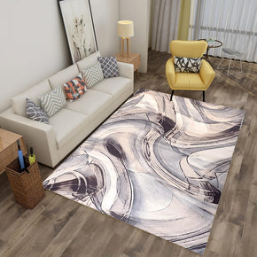 Striped Pattern Area Carpets Floor Mat for Bedroom Living Room Hall