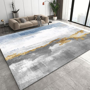 Abstract Gradient Pattern Modern Area Rugs Polyester Carpets for Dining Room Office Bedroom Living Room Hall
