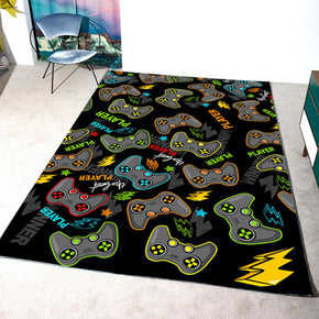 Game Console Handle Pattern Modern Area Rugs Polyester Carpets for Bedroom Nursery Kids Room 02