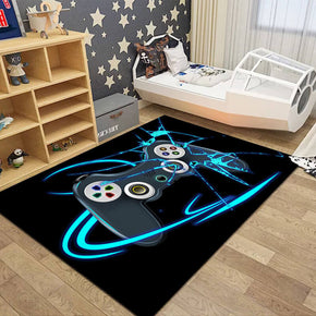 Game Console Handle Pattern Modern Area Rugs Polyester Carpets for Bedroom Nursery Kids Room 08