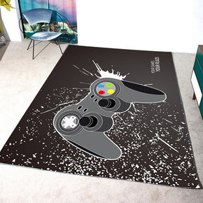 Game Console Handle Pattern Modern Area Rugs Polyester Carpets for Bedroom Nursery Kids Room 11