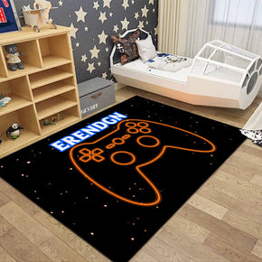 Game Console Handle Pattern Modern Area Rugs Polyester Carpets for Bedroom Nursery Kids Room 16