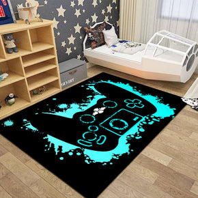 Game Console Handle Pattern Modern Area Rugs Polyester Carpets for Bedroom Nursery Kids Room 18