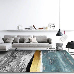 Grey Blue Area Carpets for Living Room Dining Room Bedroom