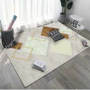 Geometric Pattern Printed Area Carpets for Living Room Dining Room Bedroom