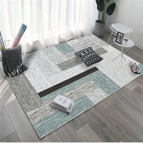 Geometric Striped Pattern Printed Area Carpets for Living Room Dining Room Bedroom
