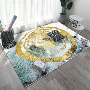 01 Golden Pattern Printed Area Carpets for Living Room Dining Room Bedroom