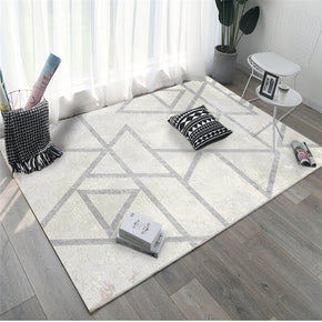 Simple Geometric Printed Area Carpets for Living Room Hall Dining Room Bedroom