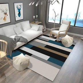 Stitching Geometric Striped Modern Simplicity Rugs for Living Room Dining Room Bedroom Hall