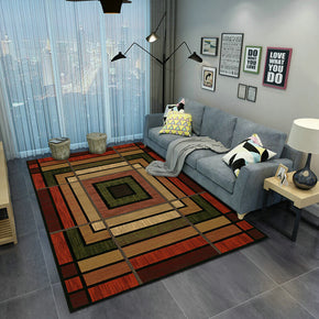 Square Geometric Pattern Modern Simplicity Rugs for Living Room Dining Room Bedroom Hall