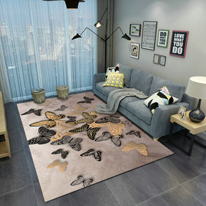 Butterflies Pattern Modern Simplicity Rugs for Living Room Dining Room Bedroom Hall