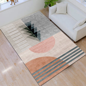 Multi-color Splicing Irregular Geometric Pattern Modern Simplicity Rugs for Living Room Dining Room Bedroom Hall