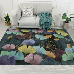 Colorful Ginkgo Leaves Pattern Modern Simplicity Rugs for Living Room Dining Room Bedroom Hall