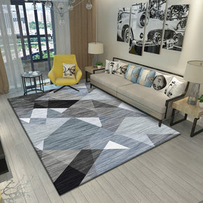 Multicolor Geometric Pattern Area Rugs for Living Room Dining Room Bedroom Hall