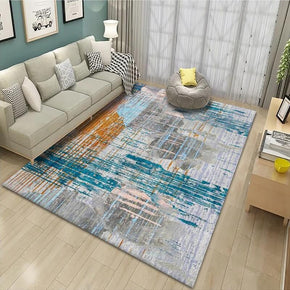 Abstract Line Pattern Area Rugs for Living Room Dining Room Bedroom Hall