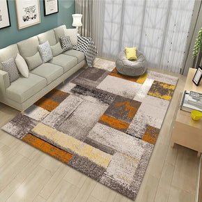Geometric Grid Pattern Area Rugs for Living Room Dining Room Bedroom Hall