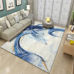 Blue Area Rugs for Living Room Bedroom Dining Room Hall