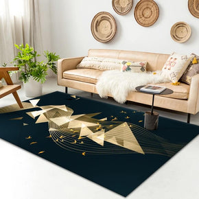 Yellow Flying Geometric Pattern Modern Simple Rugs For Living Room Dining Room Bedroom