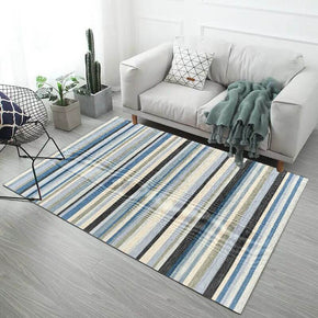Multi-color Stripes Pattern Modern Simplicity Rugs for Living Room Dining Room Bedroom