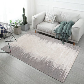 Beige Gray Gradient Lines Pattern Modern Simplicity Rugs for Living Room Dining Room Bedroom
